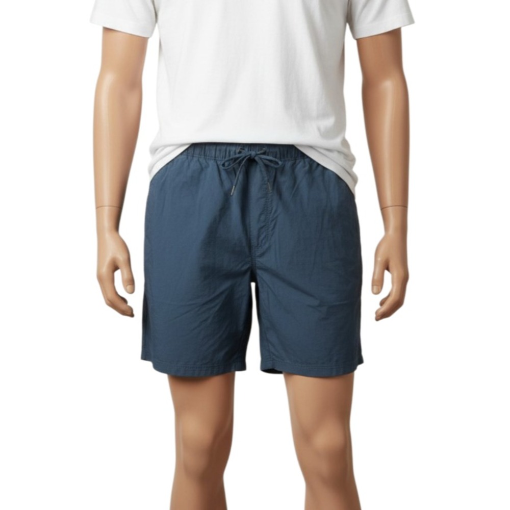 Mountain Khakis Nylon Deck Shorts Men's 2XL Blue DWR Stretch Elastic Waist NWT